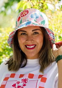 Bucket Hat - Euni Pink / Nice Splice Fresh