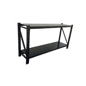 Black Work Bench Steel Garage Racking Storage Shelving