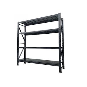 Black Steel Garage Racking Storage Shelving