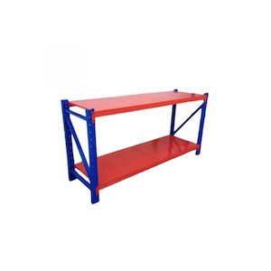 Blue & Orange Work Bench Steel Garage Racking Storage Shelving