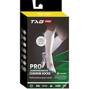 TXG Pro Compression Cushioned Sports Socks