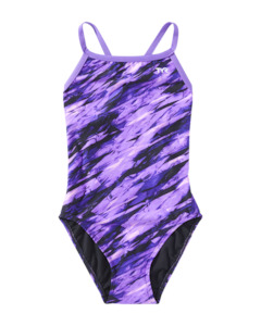 TYR Girls' Vitric Diamondfit Swimsuit - Purple