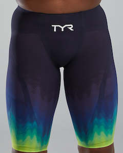 TYR Men's Influx Venzo High Jammer - Lime/Navy