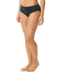 Womens Swimwear: TYR Women's Solid Zola Hipkini - Black