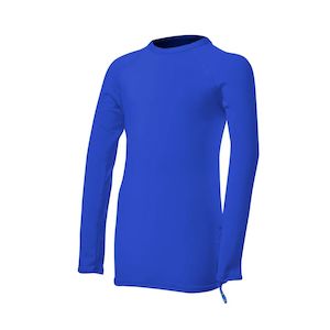 TYR Girl's Solid Long Sleeve Rashguard - Velvet