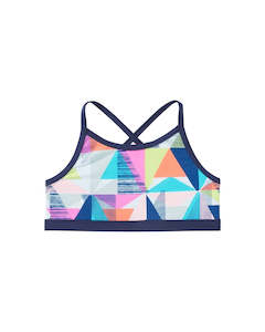 TYR Girl's Jigsaw Trinity Top - Multi