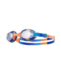 TYR Swimple Tie Dye Kids Goggle - Clear/Blue/Orange