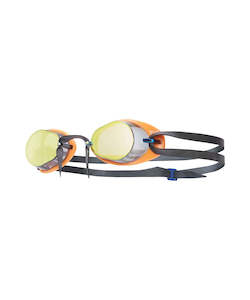 TYR Socket Rocket 2.0 Mirrored Goggle - Rainbow/Orange/Black