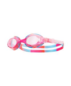 TYR Swimple Tie Dye Kids Goggle - Pink/White