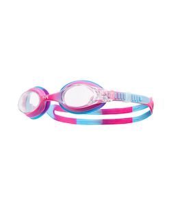 TYR Swimple Tie Dye Kids Goggle - Clear/Pink/Blue