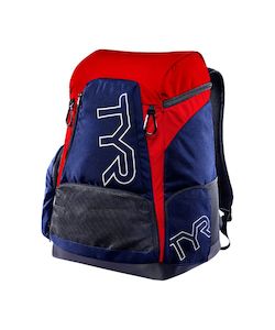 TYR Alliance 45L Backpack - Navy/Red