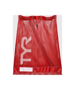 Equipment: TYR Mesh Equipment Bag - Red