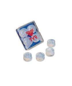 TYR Soft Silicone Earplugs - Clear