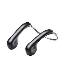 Nose Ear Plugs Equipment: TYR Latex Swim Clip - Black