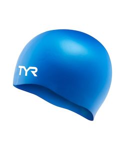 TYR Wrinkle-Free Silicone Cap - Blue