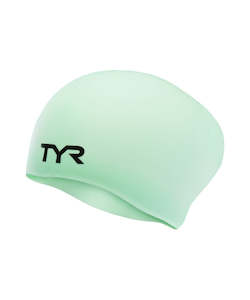 TYR Wrinkle-Free Long Hair Silicone Cap - Mint