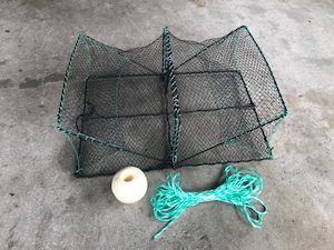 Collapsible Crab net/Crab pot+ float ball +20m rope - T&Y Trade