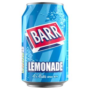 BARR Lemonade 330ml (best before 01/24). One only