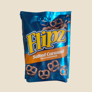 Specialised food: Flipz Salted Caramel Flavour Coated Pretzels 90g