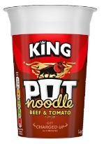 Pot Noodle King Size Beef & Tomato 114g BBD 31/10/24