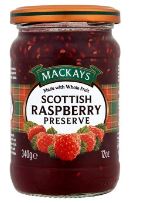 Mackays Scottish Raspberry Preserve 340g