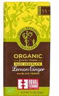 Equal Exchange Organic Dark Chocolate with Lemon, Ginger & Pepper 100g