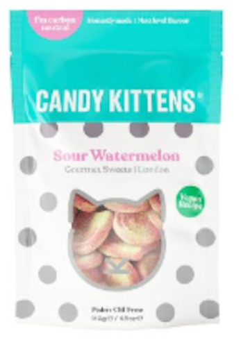 Candy Kittens Sour Watermelon Gourmet Sweets 140g