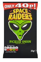 Space Raiders Pickled Onion 25g BBD 7/12/24