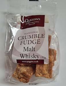 Quiggin's Traditional Crumble Fudge Malt Whisky 150g