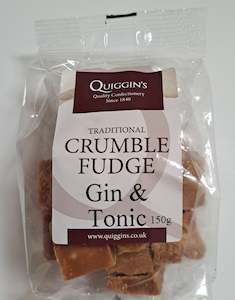 Quiggin's Traditional Crumble Fudge Gin & Tonic 150g