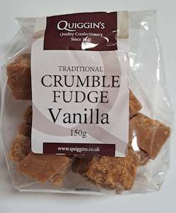 Quiggin's Traditional Crumble Fudge Vanilla 150g