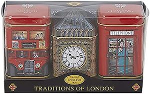 Traditions of London Loose Leaf 3 x Tea Tins