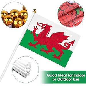 Welsh Hand Held Flag x 1