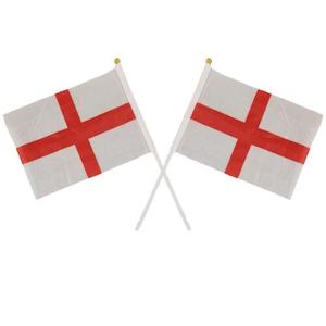 English Hand Held Flag x 1