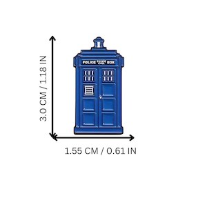 Grocery: Doctor Who Tardis Enamel Pin Badge