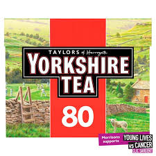 Yorkshire Tea 80s-Made in UK !!! Proper Tea Bags- NO TAGS HERE!!!- 11/25