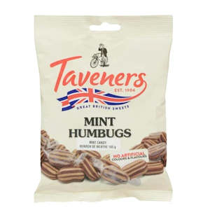 Grocery: Taveners Mint Humbugs 165g