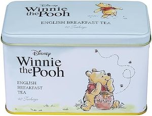 New English Tea Winnie the Pooh Classic Tea Tin 40 Teabags- English Breakfast Tea