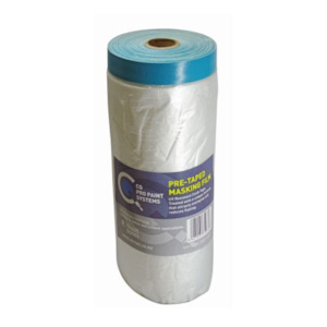 Pre-Taped Masking Film – Static Charged