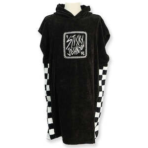 Sticky Johnson Hooded Towel Checker