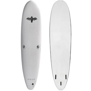 Sporting equipment: Drag Coffin Soft Top 7'0 Thruster