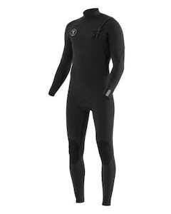 Sporting equipment: Vissla Mens 7 Seas 2/2 Full Suit Chest Zip - Black with Jade