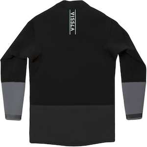 Vissla Mens Front Zip Jacket Black 2mm