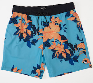 Sundays Layback Boardshorts - Neon Blue