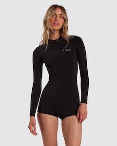 Sporting equipment: Billabong Womens Spring Fever Springsuit Wetsuit - Black