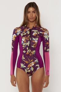 Sisstrevolution PESCADORA CHEEKY LONG SLEEVE SPRING SUIT - Boysenberry