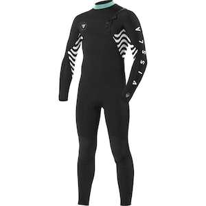 Sporting equipment: Vissla Boys 7 Seas Shredder 3/2 Boys Full Suit - Black