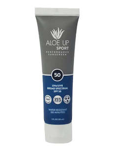 Sporting equipment: ALOE UP Sunscreen Sport Lotion SPF 50 (30mL)