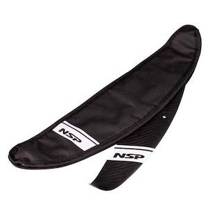 Sporting equipment: Nsp Hydrofoil Downwind Rear Wing 245 Cm2 Black 42 cm