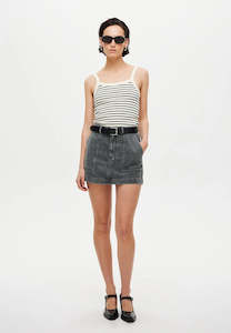 Neuw Resort Stripe Tank Ivory